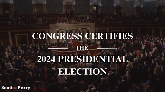 congress certifies